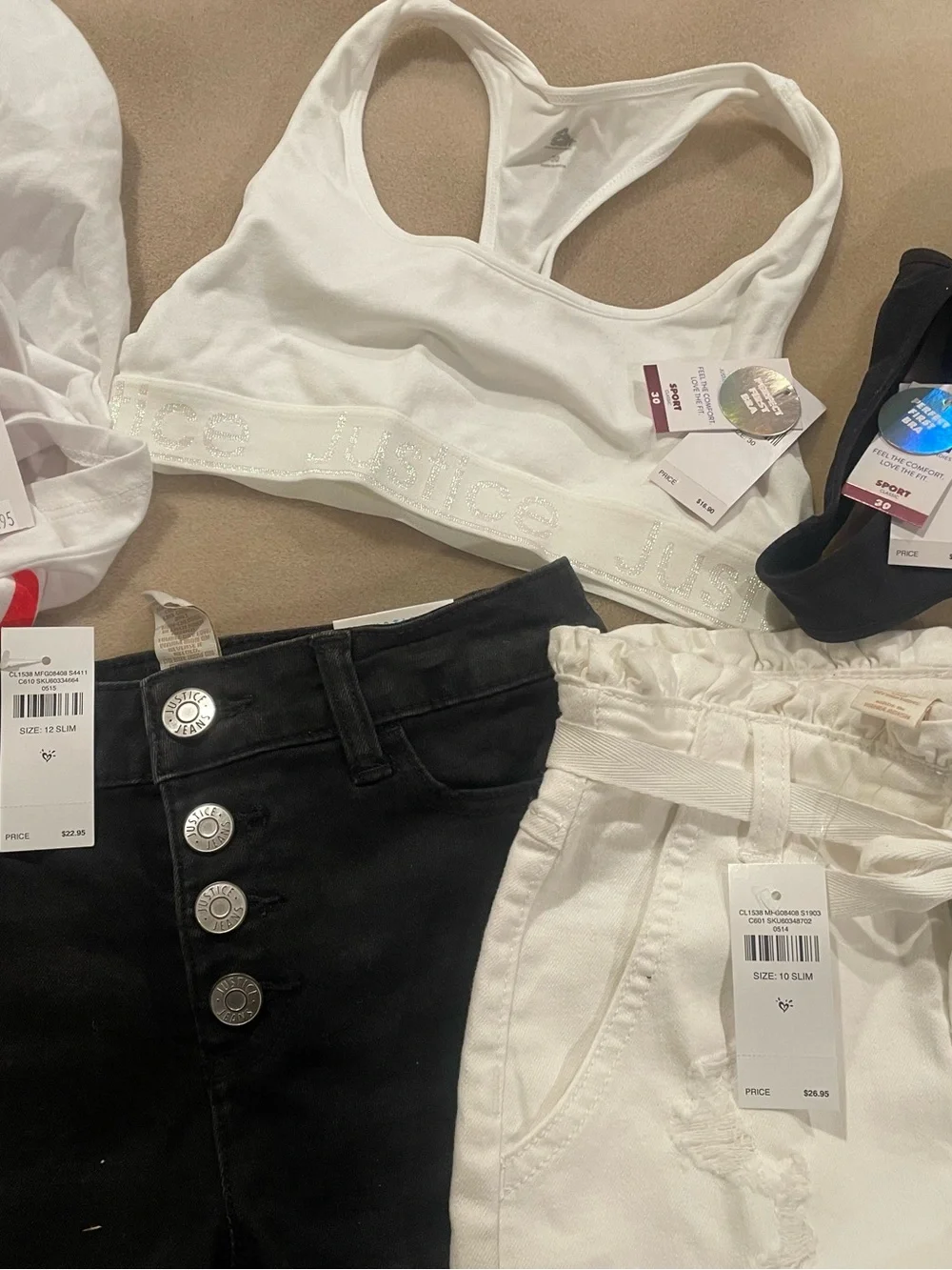 Girls JUSTICE Clothing NWT Grouping